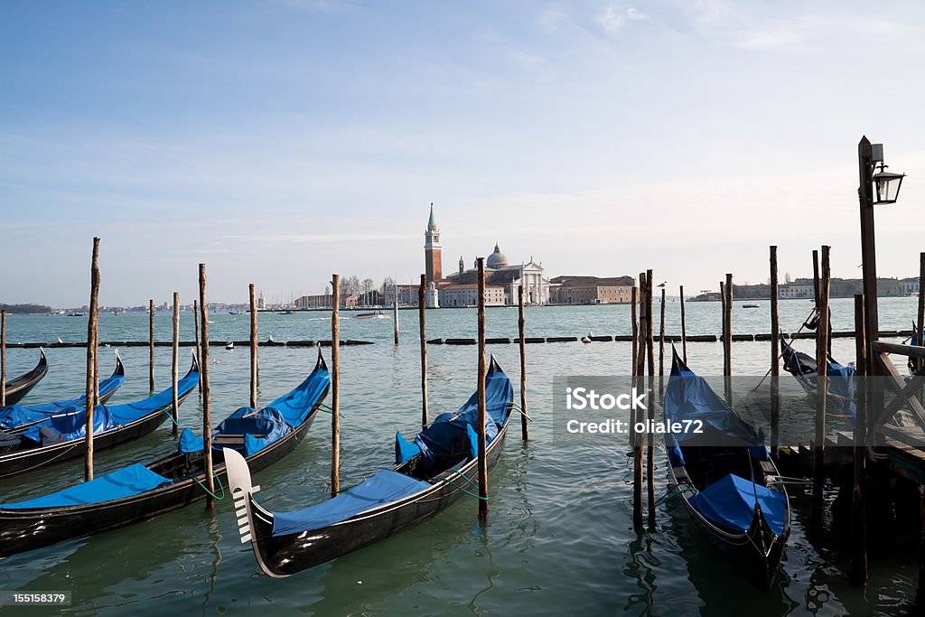 Gondole Veneziane, Venedig-Italien - Lizenzfrei Auf dem Wasser treiben Stock-Foto