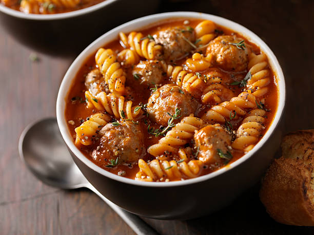 istock Italian Meatball Soup 155158473