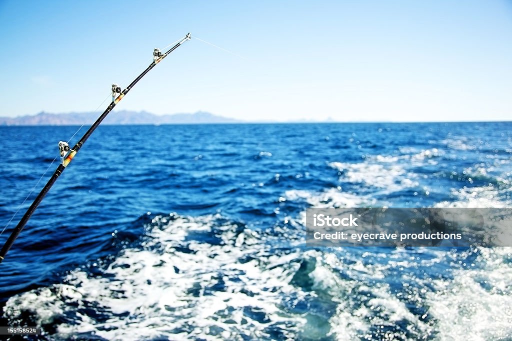 Deep Sea fishing pole  21st Century Stock Photo