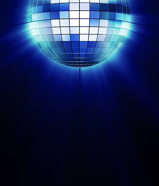 Disco mirror ball stock photo