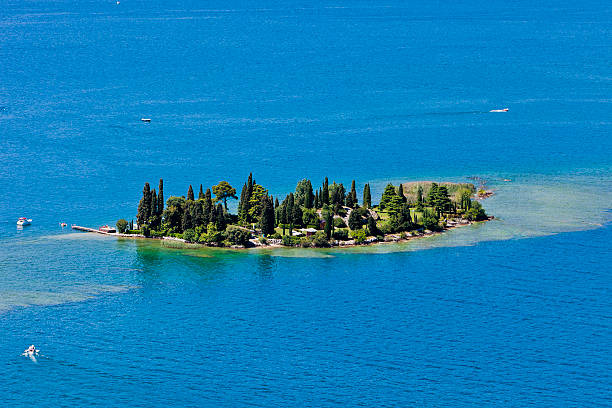 Porto of Brenzone one of the most beautiful villages of Lake Garda.