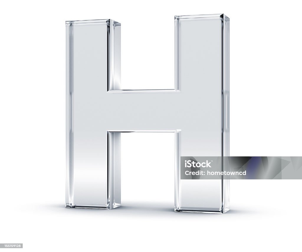 Lettera H - Foto stock royalty-free di Lettera H