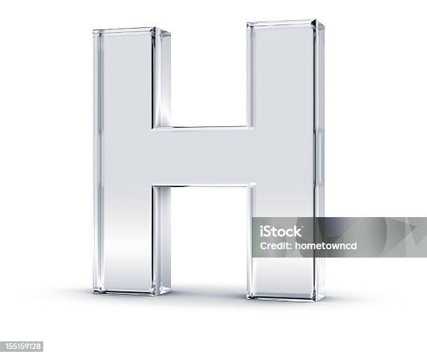 Alfabet H - zdjęcia stockowe i więcej obrazów Litera H - Litera H, Trójwymiarowy, Szkło