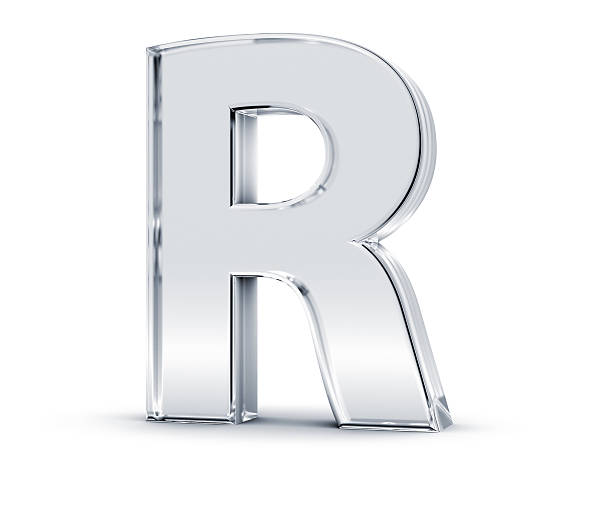 Alphabet R Stock Photo - Download Image Now - Letter R, Alphabet, Glass -  Material - iStock