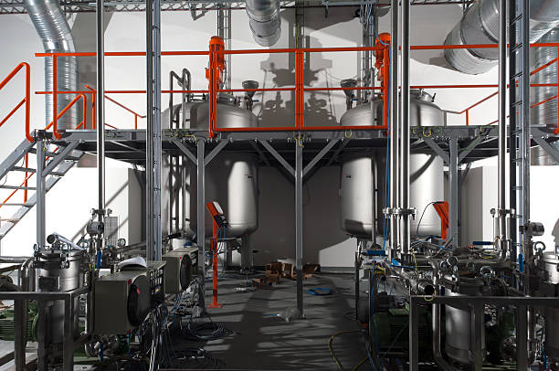 istock An internal view of a modern chemical plant 155159208