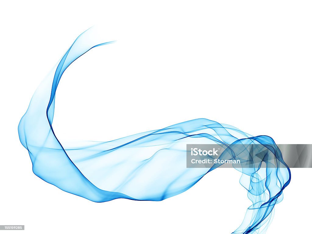 abstract blue waving smoke ribbon royalty free stock image of an abstract blue waving smoke ribbon Blue Stock Photo
