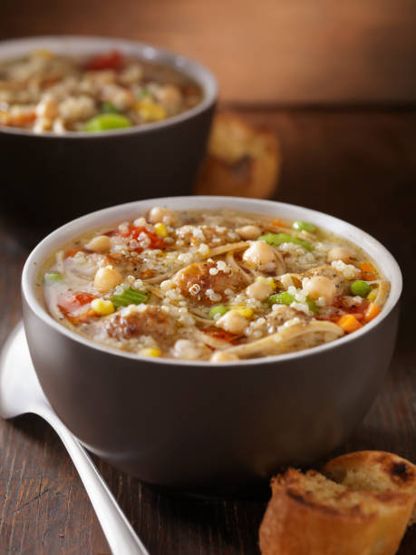 istock Quinoa Turkey Meatball Soup 155159386