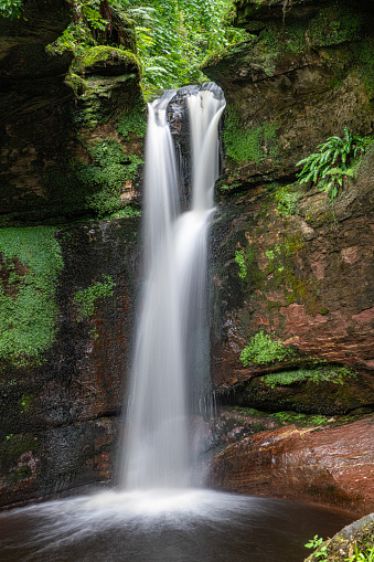 kelburn country park waterfall