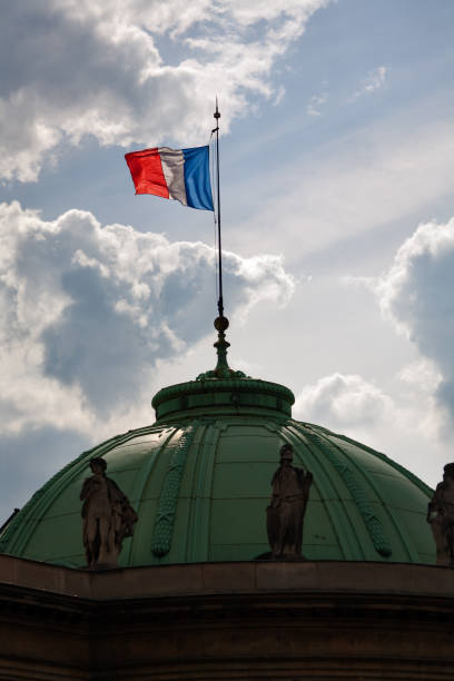 istock French Flag on the National Assembly 155159761