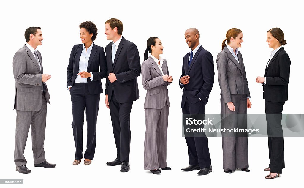 Business People Having Conversations - Isolated  Business Person Stock Photo
