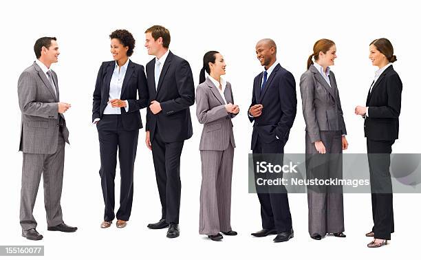 Business People Having Conversations Isolated Stock Photo - Download Image Now - Business Person, White Background, Cut Out