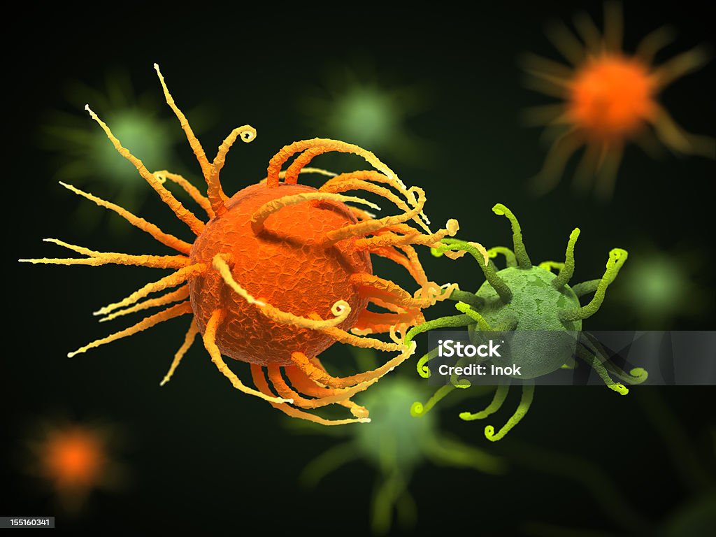 Di vita del virus. - Foto stock royalty-free di Batterio