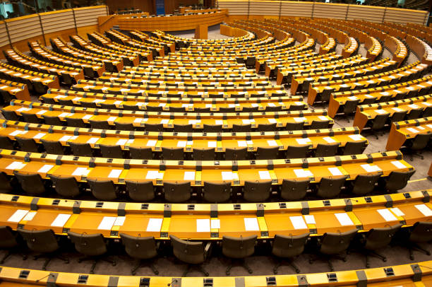 istock European Parliament Empty Assembly Room Brussels 155160639