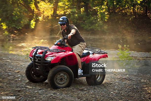 Driving 4x4 In Costa Rica Stock Photo - Download Image Now - Quadbike, Sports Helmet, 4x4