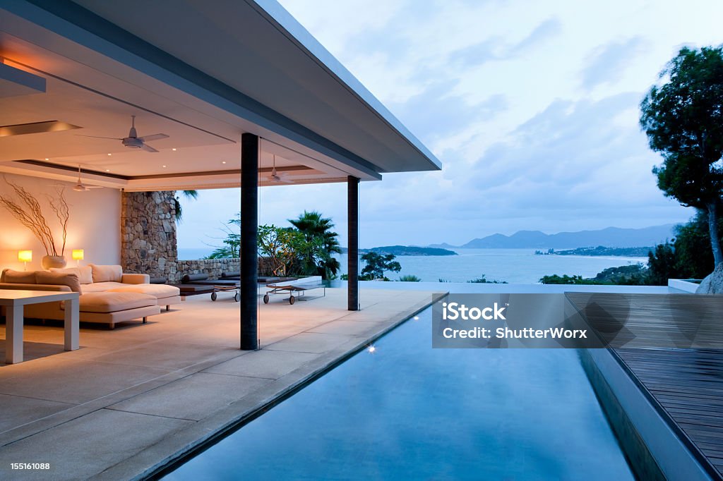 Ilha Villa Moderna - Royalty-free Hotel Foto de stock