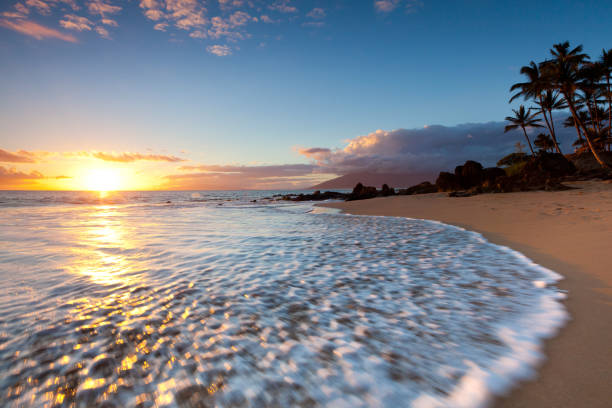 istock idylic maui coastline - hawaii, kihei 155161112