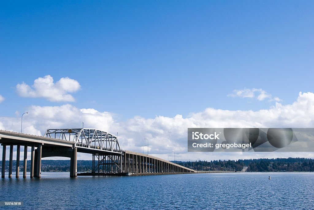 Le Evergreen Point sur le Lac Washington - Photo de Bellevue - État de Washington libre de droits
