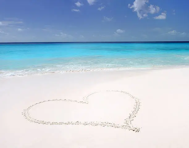 Photo of Sand Heart, Tropical Paradise Beach (XXXL)