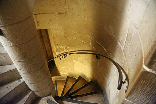 Interior of Sainte-Chapelle, Paris, France