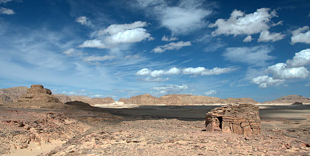 синайская пустыня - fahrspur стоковые фото и изображения