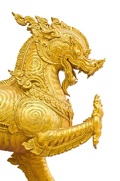 istock thai art lion stature isolated 155164500