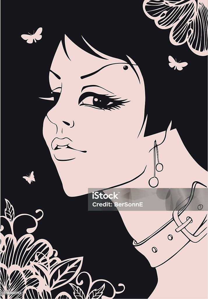 Mulher de Beleza - Royalty-free Adolescente arte vetorial
