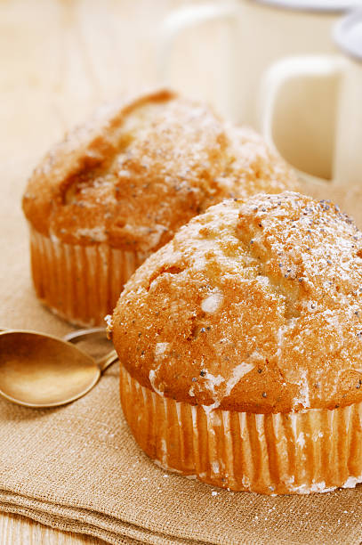 istock poppy seeds and lemon muffins 155167167