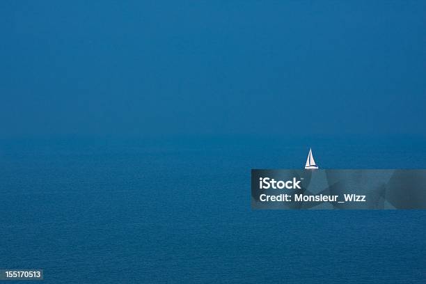 Just Alone Stock Photo - Download Image Now - Sailboat, Atlantic Ocean, Blue