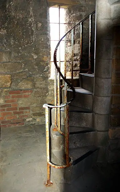 Photo of Staircase in Lincoln Castle.