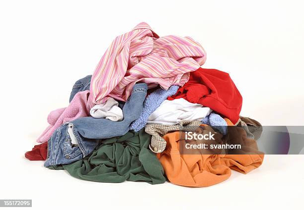 Dirty Laundry Stock Photo - Download Image Now - Casual Clothing, Chores, Clothing