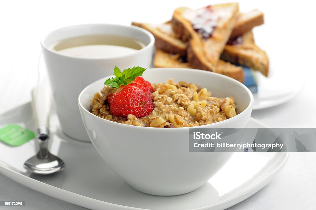 Овсяный завтрак - Стоковые фото Гренок роялти-фри