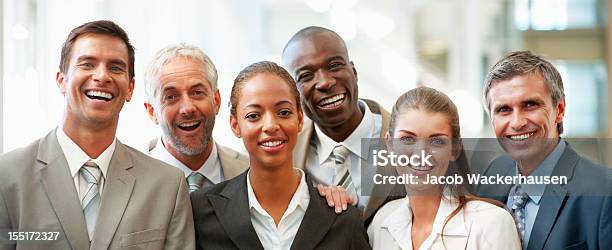 Group Photo Of Successful Business Colleagues Stock Photo - Download Image Now - Businessman, Determination, Business Person