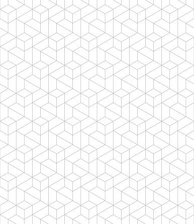 Vector seamless cubic hexagon pattern. Abstract geometric low poly background. Stylish grid texture. EPS 10