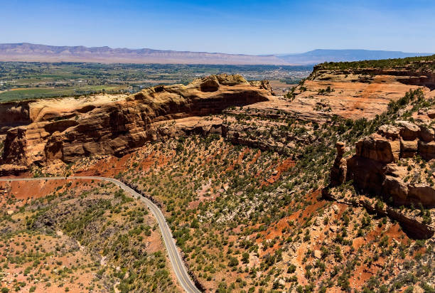 istock Isolated Road in the Colorado National Monument 1551764518
