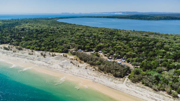 Aerial View, Inskip Point, Rainbow Beach,Queensland,