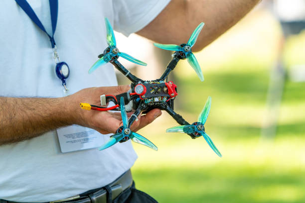istock A drone made for racing. Handmade drone 1551803669