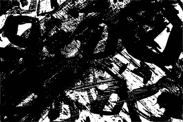 istock Grunge black and white background. Vector abstract texture. Abstract, stains, blots, dirt, scratches 1551927686