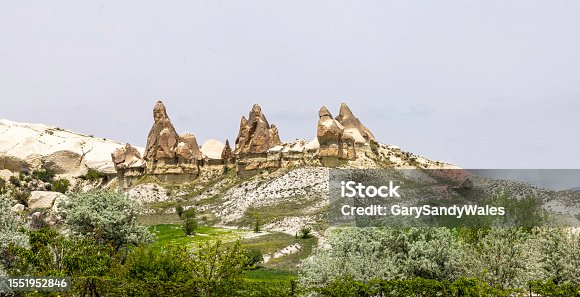istock Unique geological formations in Love Valley, Cappadocia 1551952846