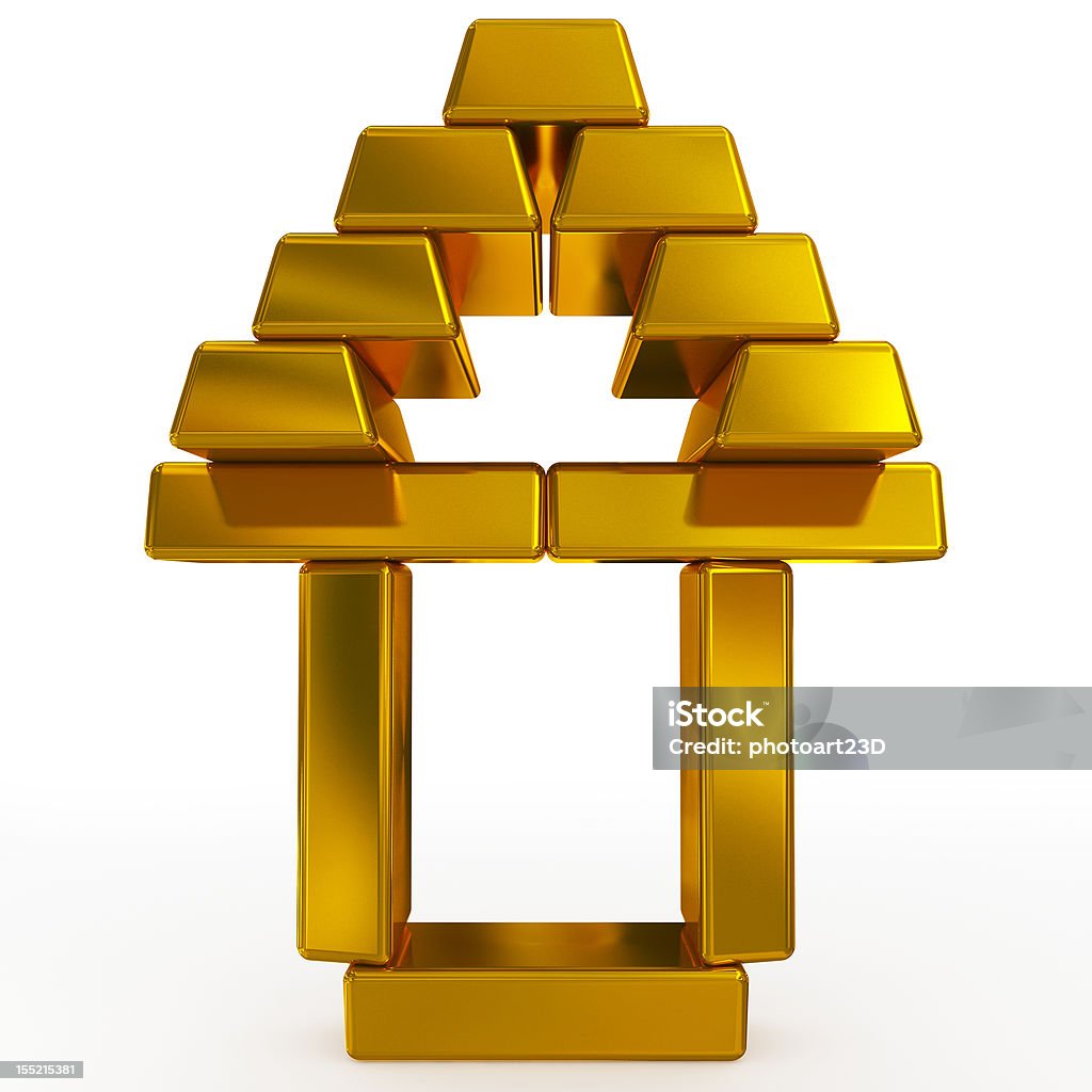 Barras de oro de casa - Foto de stock de Abstracto libre de derechos
