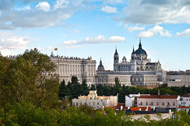 istock Royal Palace and Almudena Cathedral, Madrid 155219939