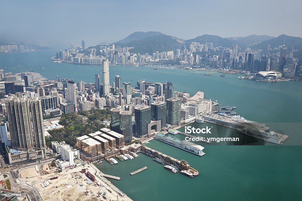 Vista aérea de Hong Kong - Foto de stock de Aire libre libre de derechos