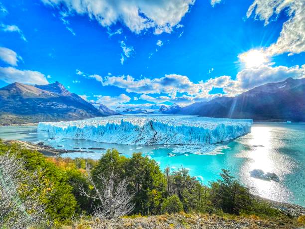 glaciar perito moreno - patagonia el calafate horizontal argentina fotografías e imágenes de stock