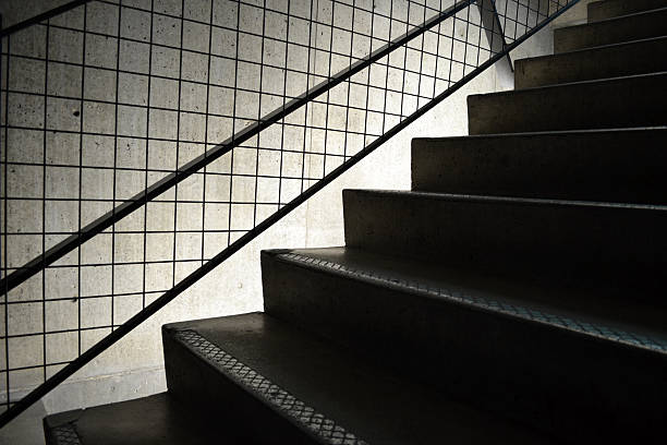 Detail of Stair stock photo