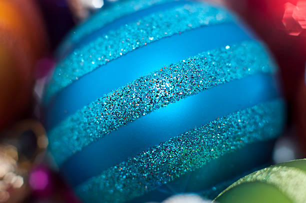 Close up Christmas Ornament stock photo