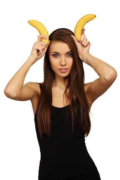 istock The woman with bananas 155224517