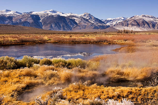 istock Mono Lake Hot-spring with Steam 155224795