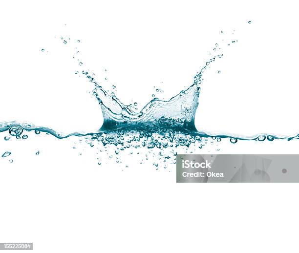 Water Splash Stock Photo - Download Image Now - Bubble, Drop, Freshness