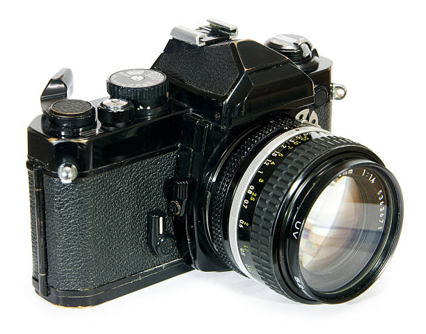 istock Old and classic 35mm film SLR camera 155225751