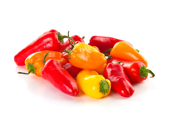 Colorful Sweet Peppers stock photo