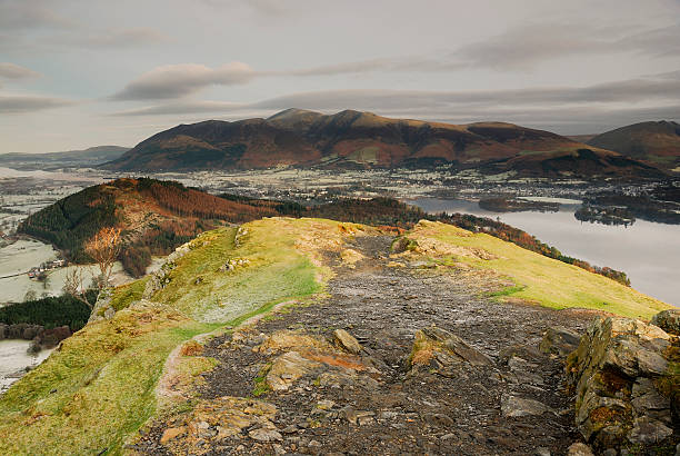 istock Skiddaw from Cat Bells in the English Lake District 155226380